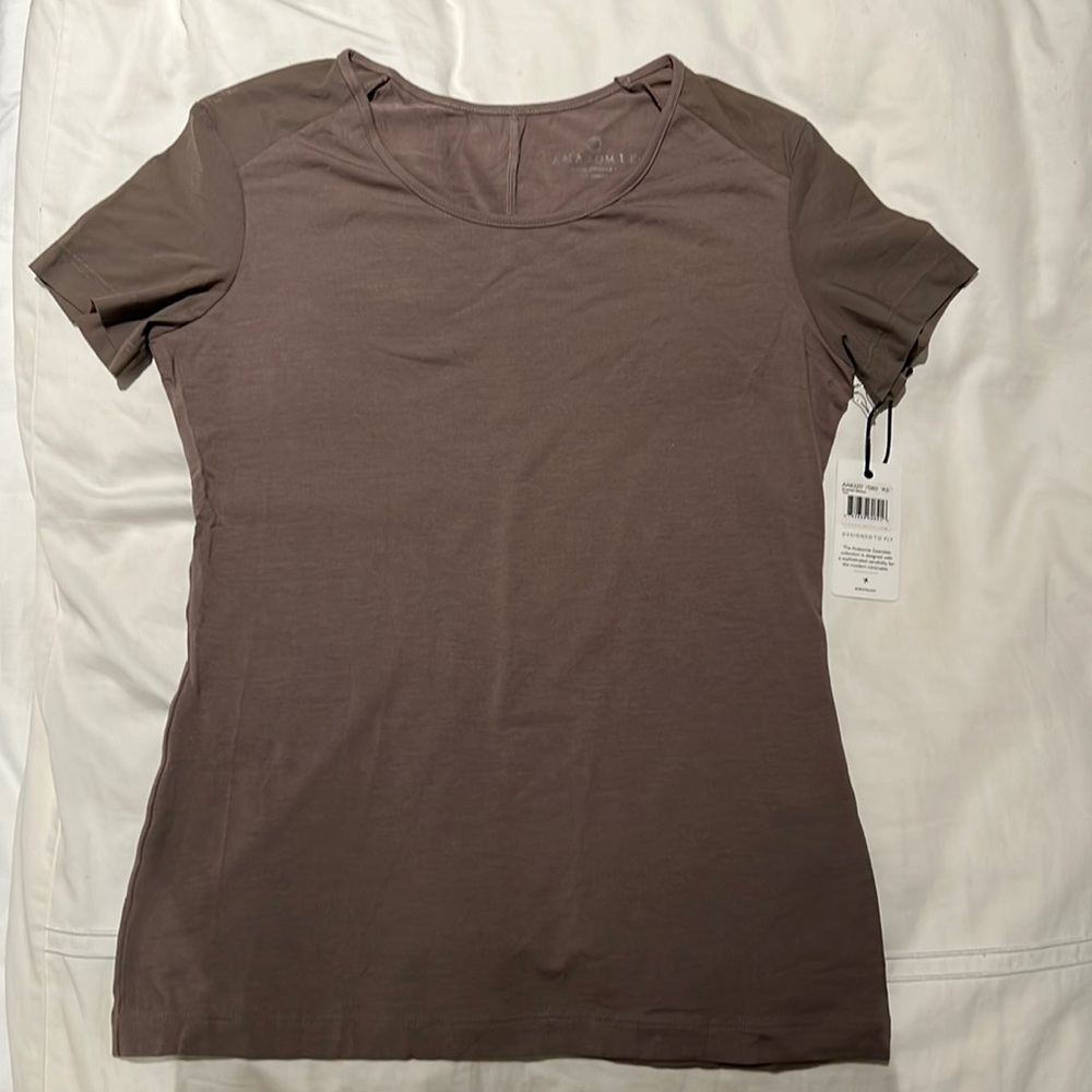 Anatomie Melissa Top T-shirt Taupe Size XS